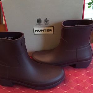 Low Heel Ankle Biker Boot Oxblood 